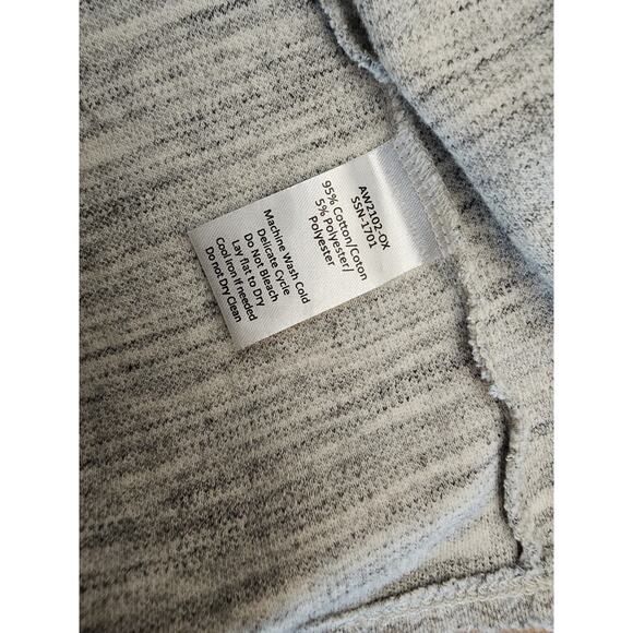 ATM Women's Short Sleeve Long Shirt Medium Beach Coastal Gray - Picture 8 of 10